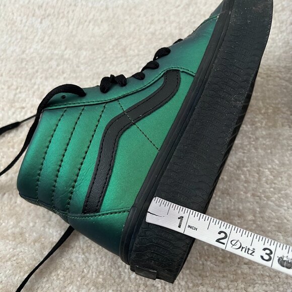 Vans x Harry Potter Sk8-Hi Dark Arts Morsmordre Sneakers Shoes 6.5 Green Black - Picture 11 of 11